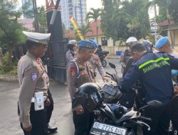 Gelar Ops Patuh, Propam Polresta Bandar Lampung Periksa Kelengkapan Berkendara