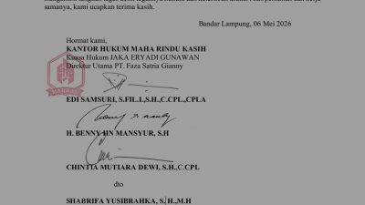 Direktur Utama PT Faza Satria Gianny Merasa “Disingkirkan”, Kuasa Hukum Desak Wali Kota Tutup Operasional Venos Karaoke & Lounge