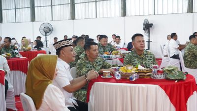 Danrem 043/Gatam Ikuti Launching 1.061 KDKMP Secara Virtu